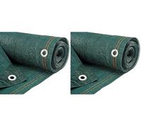 WERKA PRO - Brise vue jardin - Brise vue occultant - 10590 - Brise Vue Vert - Tissage renforcé de 300 gr/m2 - Rouleau de 10 x 2 m - En polyéthylène (Lot de 2)