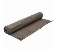 WERKA PRO Brise Vue Taupe 300g/m2 1,20 x 10m | Aluminium, résistant aux intempéries, usage jardin et terrasse, balcon, piscine, opacité 95%, angles renforcés