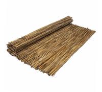 WERKA PRO Canisse Ø 2,5mm Roseau 1x3m, Naturel | Usage jardin et terrasse, balcon, extérieur, brise-vue et occultation pour jardin, renforcée avec fil de fer tous