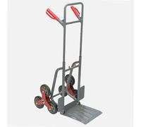 WERKA PRO Chariot Diable Pliable 6 Roues Escalier Hauteur Réglable 150 kg