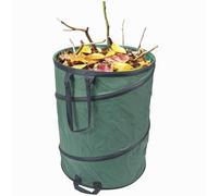 WERKA PRO Container de Jardin Pliable Oxford 600D Ø55 x 70 cm 160 L Vert | Grande capacité, robuste, usage jardin et extérieur, intérieur, garage, tissu oxford 600D avec arceaux, ø 55 x 70 cm
