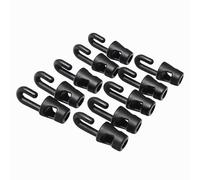 WERKA PRO Crochets 4mm pour tendeur Lot de 10 Noir