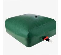 WERKA PRO Cuve Citerne Souple 1000 litres 1 x 1 m PVC 0.7 mm 1 x 1 x 1 m | Robuste, pliable, épais, usage camping, résistante aux intempéries, vanne 1/4 de tour 1,5, entrée d'eau 1'' avec bouchon