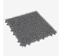 WERKA PRO Dalle Gazon Synthétique 30 x 30 cm Lot de 6 Grise
