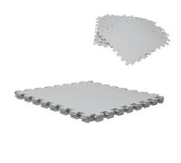 WERKA PRO Dalle pour Piscine Grise 50x50cm 3mm épaisseur 9 pièces