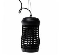 WERKA PRO Destructeur d'Insectes en Plastique Noir 7 Watts - Tube UV Inclus - Surface Couverte 35 m² - Tension 800-1000 Volts - Câble Secteur 1,2 m - Poids 1 kg