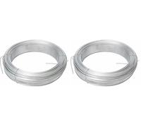 WERKA PRO Fil de Fer galvanisé Ø1,3mm 50 m (Lot de 2)