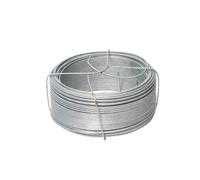WERKA PRO Fil de Fer Galvanisé Bobine 50 m avec Support Ø0,7 mm Polyvalent | Acier galvanisé, usage extérieur et intérieur, bricolage, résistant à la corrosion, polyvalent et pratique