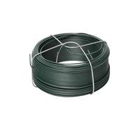 WERKA PRO Fil de Fer plastifié Vert avec Support 50m ø 0,9 mm