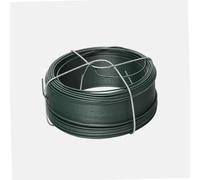 WERKA PRO, Fil de Fer Plastifié Vert avec Support, Résistant à la Rouille, Idéal pour Jardinage et Bricolage, 50m, Conception pour Une durée prolongée, Ø 1 x 1,4 mm