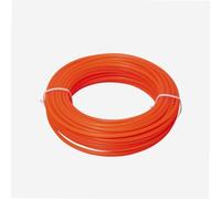 WERKA PRO Fil Nylon Rond pour Coupe-Bordure Ø 3,3 mm Orange