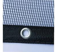 WERKA PRO Filet de Récolte Renforcé Œillets Aluminium 4 x 6 mm 4 x 15 m | Polyéthylène, traité anti-UV, robuste, souple, stable, léger, maille 4 x 6 mm, noir, collecte fruits, olives, noix