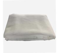 WERKA PRO Filet d'Échafaudage 50 g/m² 3 x 20m - Polyéthylène Haute Densité - Traitement Anti-UV - Renforts Latéraux et Centrale - Boutonnières Tous les 2 cm - Blanc