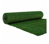 WERKA PRO Gazon Artificiel 1 cm 1 x 10 m Soit 10m² | Perméable, polyvalent, anti-UV, usage jardin et terrasse, balcon, piscine, épaisseur 1 cm, facile à nettoyer