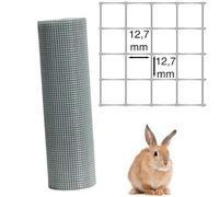 WERKA PRO Grillage Galvanisé à Mailles Carrées Ø 1,05mm 0,5 x 25m Gris n°2 | Durable, usage jardin et extérieur, clôture, potager, fil ø 1,05mm, mailles 12,7 x 12,7mm, résistant à la rouille