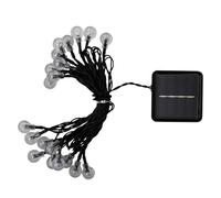WERKA PRO Guirlande Boule Solaire 50 LED Froid Économie d'Énergie 5 m Blanc
