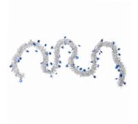 WERKA PRO Guirlande de Sapin Flocon Ø 5cm 2 mètres Bleu