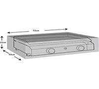 WERKA PRO Housse de Protection pour Plancha à Gaz Étanche 52 x 50 x 22 cm