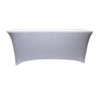 WERKA PRO Housse Nappe pour Table Pliante 240cm Blanche
