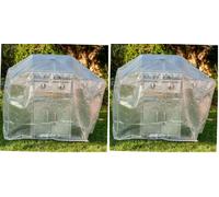 WERKA PRO Housse pour Barbecue et plancha 90x70x70cm (Lot de 2)