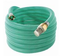 WERKA PRO, Kit d'Aspiration 1 Pouce 1/4 Laiton Noir 7 m - Tuyau Annelé Résistant, Raccord Tournant, Création de Pression Optimale, Prêt à l'Emploi, Idéal Jardinage - Noir 7 m