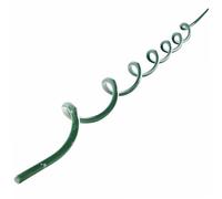 WERKA PRO Lot 5 Tuteurs Spirales en Acier 1,8m Revêtement Époxy Ø6 mm Vert