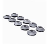 WERKA PRO Lot de 10 Œillets pour Bâches 27 mm 10,5 mm Gris