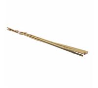 WERKA PRO Lot de 6 Tuteurs en Bambou H 90cm (Ø 8-10 mm)