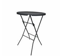 WERKA PRO Mange Debout Pliable Ø80 cm Polyéthylène et Acier 110 cm Gris