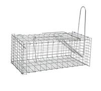 WERKA PRO Nasse pour Souris ou Rat Métal 30,5 x 15 x 12,5 cm Gris | Robuste, durable, mono-capture, résistante et discrète, capturer vivant, usage extérieur et intérieur