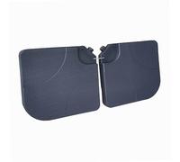 WERKA PRO Pied de Parasol Déporté HDPE Lot de 2 50 x 50 x 7,5 cm Noir