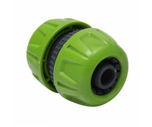WERKA PRO Raccord Jonction Automatique Ø19mm Plastique 0,04 kg Vert | Robuste, durable, usage jardin et extérieur, plastique vert, pour tuyau d'arrosage, accessoire jardinage, connexion rapide