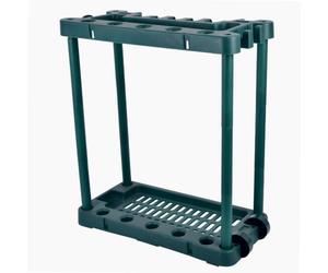 WERKA PRO Range Outils de Jardin | Polypropylène, robuste, stable, usage jardin et extérieur, capacité stockage optimale, installation facile