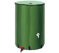 WERKA PRO, Récupérateur d'eau de Pluie avec CUVe 500 L en PVC Durable, Écologique et Économique, Idéal pour Votre Jardin, Livré avec Accessoires, Vert, 500 L