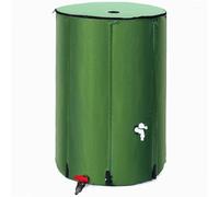 WERKA PRO Récupérateur d'eau de Pluie avec Cuve 500 l PVC Vert | Écologique, robuste, durable, pliable, usage jardin, robinet de vidange inclus