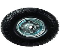 WERKA PRO Roue Increvable Axe Déporté Alésage 20 mm 260 x 85 mm Gris Galva | Galvanisé, métal, démontable, robuste, durable, souple, usage extérieur et intérieur, alésage 20mm, roulements à billes