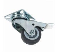 WERKA PRO Roulette Pivotante avec Frein Atelier Ø50 mm Charge Max 40 kg