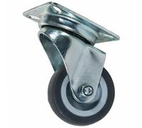 WERKA PRO Roulette Pivotante sans Frein Atelier Ø50 mm Charge Max 40 kg
