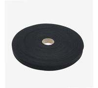 WERKA PRO Ruban sergé en V Coton Noir 50 m 20 mm