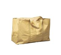 WERKA PRO Sac Porte Bûches Polyester - Grand Volume 72 Litres - Résistant et Imperméable - Beige - 100% Polyester Oxford 600D - 60 x 30 x 40 cm - Idéal Transport Bois
