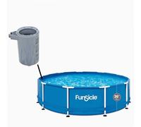 WERKA PRO Skimmer Piscine Hors Sol - Ø13,8 cm x H 23,5 cm - ABS Résistant - Panier Amovible - Installation Rapide pour Piscin