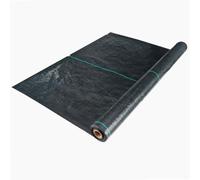 WERKA PRO Toile Anti Mauvaises Herbes 100 g/m2 1 x 25 m, Noir | Polyéthylène, écologique, robuste, durable, perméable à l'eau, facile à couper, allées et terrasses