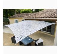 WERKA PRO Toile d'ombrage ajourée Blanche 2 x 3m