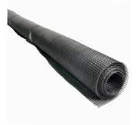 WERKA PRO Tulle Moustiquaire 100 x 250 cm Gris - Fibre de Verre - Découpe Facile - Résistant aux UV - Indémaillable et Lavable - Excellente Visibilité
