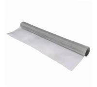 WERKA PRO Tulle Moustiquaire Aluminium 100 x 250 cm - Rouleau Découpable - Grammage 140 g/m² - Stable aux UV - Fixation Bandes Adhésives - Lavable et Indémaillable