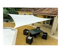 WERKA PRO Voile d'ombrage carrée Blanche 5 x 5 m