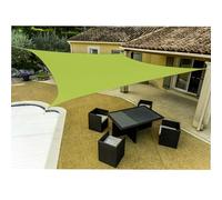 WERKA PRO Voile d'Ombrage Carrée Polyéthylène 3,6 x 3,6 m Verte Anis | Métal, durable, tressé, solaire, usage jardin et terrasse, extérieur, tissu aéré hydrofuge, angles renforcés