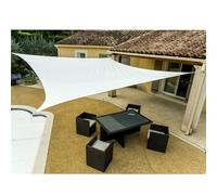 WERKA PRO Voile d'ombrage crème 3,6 x 3,6 m