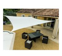 WERKA PRO Voile d'ombrage crème 3,6 x 3,6 m