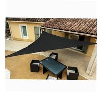 WERKA PRO Voile d'ombrage Grise en Polyester Triangulaire 5m | Polyester, acier, installation facile, robuste, solaire, usage jardin et terrasse, extérieur, tissu aéré hydrofuge